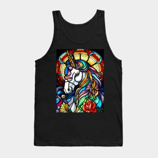 Stained Glass Unicorn Tank Top